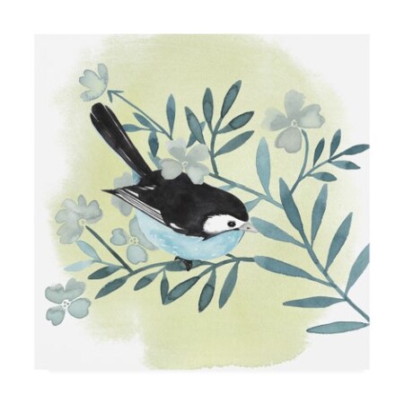 Trademark Fine Art Grace Popp 'Feathered Friends I' Canvas Art, 35x35 WAG12459-C3535GG